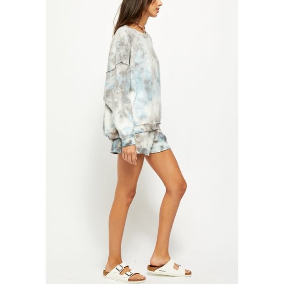 🎉LAST CHANCE🎉 NWT Free People Kelly Washed Set / Ocean - Picture 3 of 8